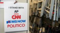Court temporarily blocks Trump’s media ban
