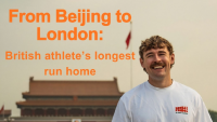 From Beijing to London: British athlete's longest run home
