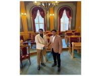 Chairman of Paralympic Sports Development (PCI) Shubham Chaudhary Visits Norwegian Parliament, Meets MP Himanshu Gulati