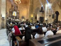 Parishioners crowd Las Mercedes church this Thursday for the Day of Las Mercedes