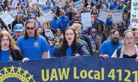 UW Postdocs, researchers march on the boss