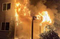 Lebanon & Hanover Firefighters battle early morning blaze