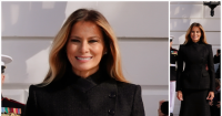 Fashion Notes: Melania Trump Pays Subtle Nod to Chinese Tradition in McQueen Suit