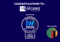 CIDRZ Becomes Zambia’s First Certified PeopleFirst™ Organisation