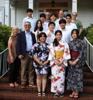 Nine students from high school in Japan spending three weeks at Tusculum learning more about English and American life