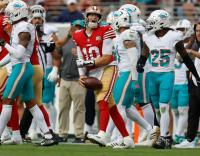 49ers’ GM John Lynch not promoting Mac Jones as trade bait, yet