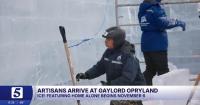 Artisans arrive from overseas to begin work on Gaylord Opryland Resort's holiday ice sculptures