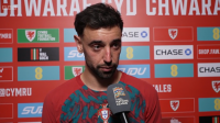 Man Utd star Bruno Fernandes pays Wales ultimate compliment as Portugal edge win