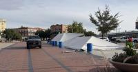 Depot Plaza takes down tents as winter season approaches Cheyenne