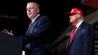 Trump tells North Carolina crowd he may withhold FEMA aid if Michael Whatley loses