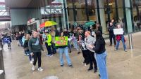 Final Sophie Cunningham rally of the 2026 regular season pits supporters against trans activists in Minnesota