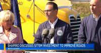 Route 378 resurfacing among road improvement projects getting financial boost, Gov. Shapiro says in Bethlehem visit