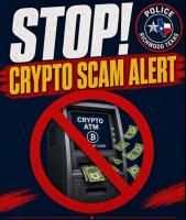 Police warn residents about cryptocurrency scam at a Brazoria County gas station