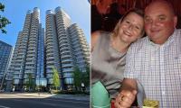 Widow hits out after window fell 26 storeys from luxury Thames block to kill father-of-two as property developer is fined £1million