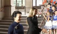 Melania Trump, Peng Liyuan visit Asian art museum