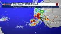 Tropical Storm Gonzalo forms in the Atlantic, NHC says