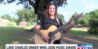 Lake Charles singer wins EP of the Year at Josie Music Awards