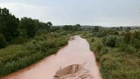 Officials urge caution at Canadian River as rain raises water levels