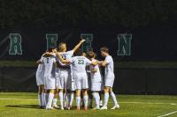 Men's soccer stuns No. 18 Vermont in 3-1 upset