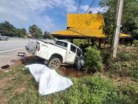 Head-On Pickup Crash in Northern Thailand Leaves One Dead