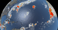 Tropical Storm Gonzalo forms as historic Atlantic hurricane drought continues