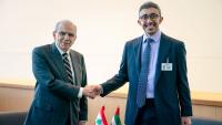 Abdullah bin Zayed meets Lebanese PM in New York