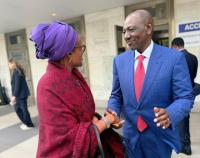 KIZZA BESIGYE's wife defends meeting and praising RUTO in New York despite BESIGYE's continued detention in Uganda after he was abducted in Kenya.