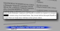 Seattle family sues over hospital instructions after baby's death