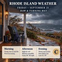 Rhode Island Weather for September 25, 2026 (check back for updates)