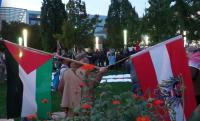 Protest against Israeli football team in Austria