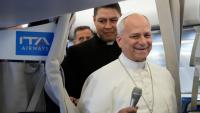 'Glad you're here' pope tells CNN journalist when asked about White House ban