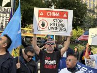 Hundreds rally near White House to protest Xi Jinping’s DC visit
