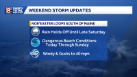Storm timing sharpens for the weekend in Maine