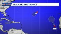 Tropical Storm Gonzalo weakens as it continues northward, NHC says