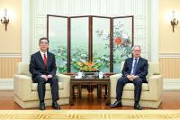 Sam seeks support from nation’s top court for Macau’s legal modernisation