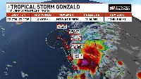 Tropical Storm Gonzalo forms in the Atlantic