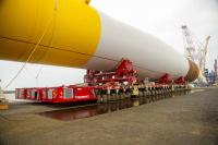 Mammoet completes electric monopile transport