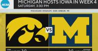 Michigan hosts Iowa on Saturday - watch on CBS Detroit