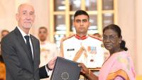 New EU Ambassador to India presents credentials to President Murmu