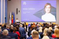 Moldovan president attends events dedicated to 35th anniversary of foundation of Academy of Economic Studies