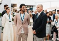 Prince of Monaco visits Old Doha Port pavilion at Monaco Yacht Show