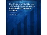 Info-Tech Research Group Celebrates Second Consecutive Year as One of The Globe & Mail's Top Growing Companies