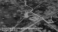 Israeli military releases video of tunnel destruction in Gaza