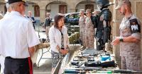 Margarita Robles visits the Northern Tercio in Ferrol and acknowledges its role as a guarantor of security