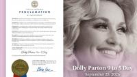Tennessee Gov. Bill Lee officially proclaims Sept. 25 as Dolly Parton 9 to 5 Day