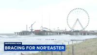 Strengthening nor'easter already battering Mid-Atlantic shores