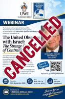 Institute of International Relations cancels Israel webinar