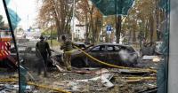 Russians hit office building in Kyiv. Four people were killed