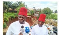 Umeh begs Nigerian govt to declare Anambra Central ecological disaster zone as erosion swallows houses