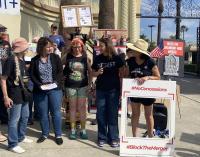 Activists Take to the Streets to Protest the Weak Paramount Settlement